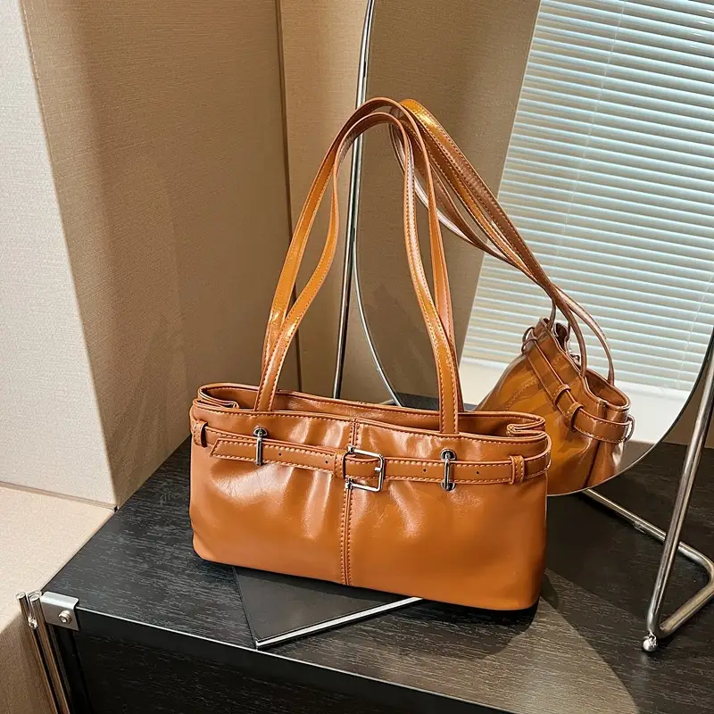Women's Retro Crossbody Bag Tan New Winter 2026