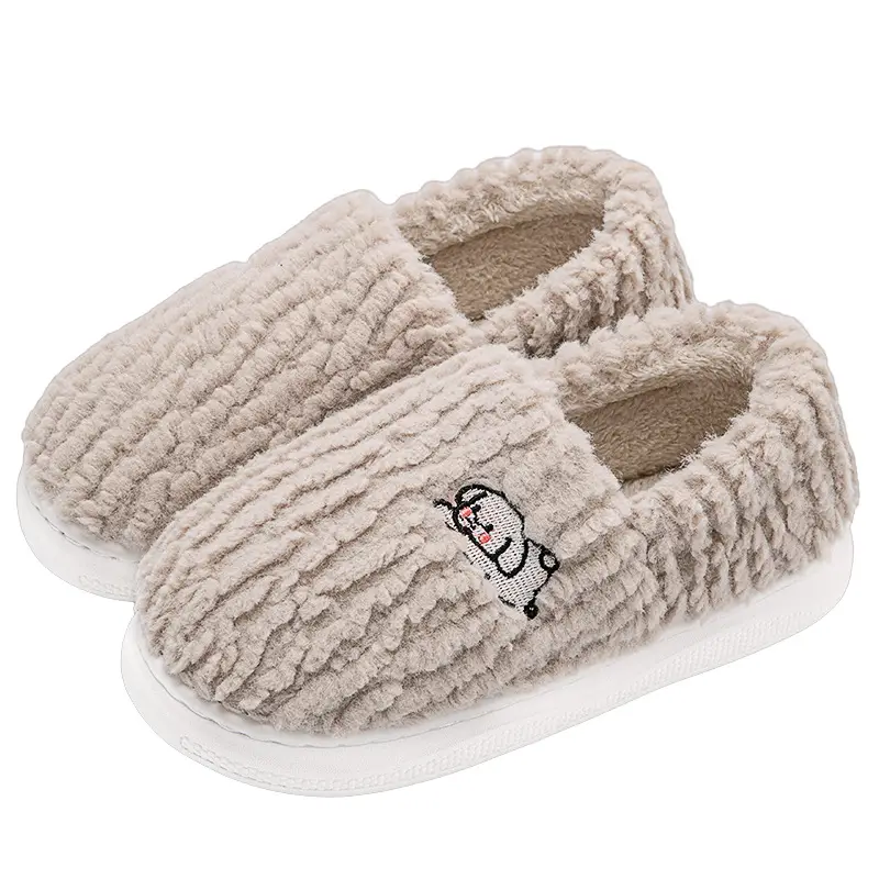 Grace Cotton Slippers for Women, Autumn/Winter 2025 New Indoor Home Non-Slip Plush Closed-Back Fleece-Lined Cotton Shoes for Men - Image 15