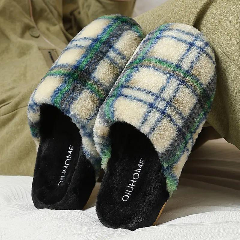 Cotton Slippers for Women, New Winter Style, Indoor Home Warm Plush Thick-Soled Men's Outdoor Cotton Shoes Wholesale - Image 7