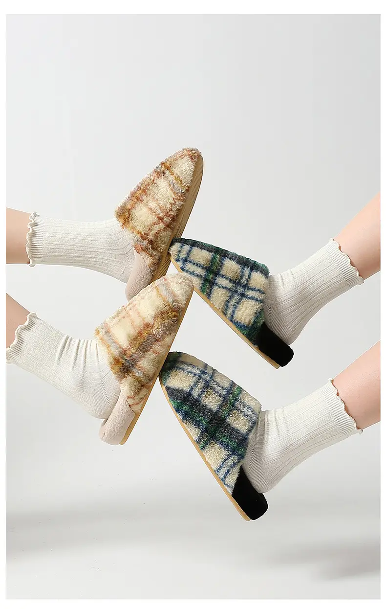 Cotton Slippers for Women, New Winter Style, Indoor Home Warm Plush Thick-Soled Men's Outdoor Cotton Shoes Wholesale — feature 15