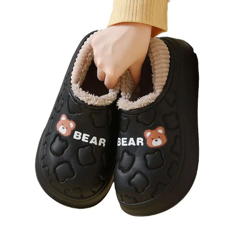 2025 Winter Hot Style Couple Men and Women Home and Outdoor Cotton Slippers Eva Thick-Soled Warm Cotton Shoes Wholesale - Image 13