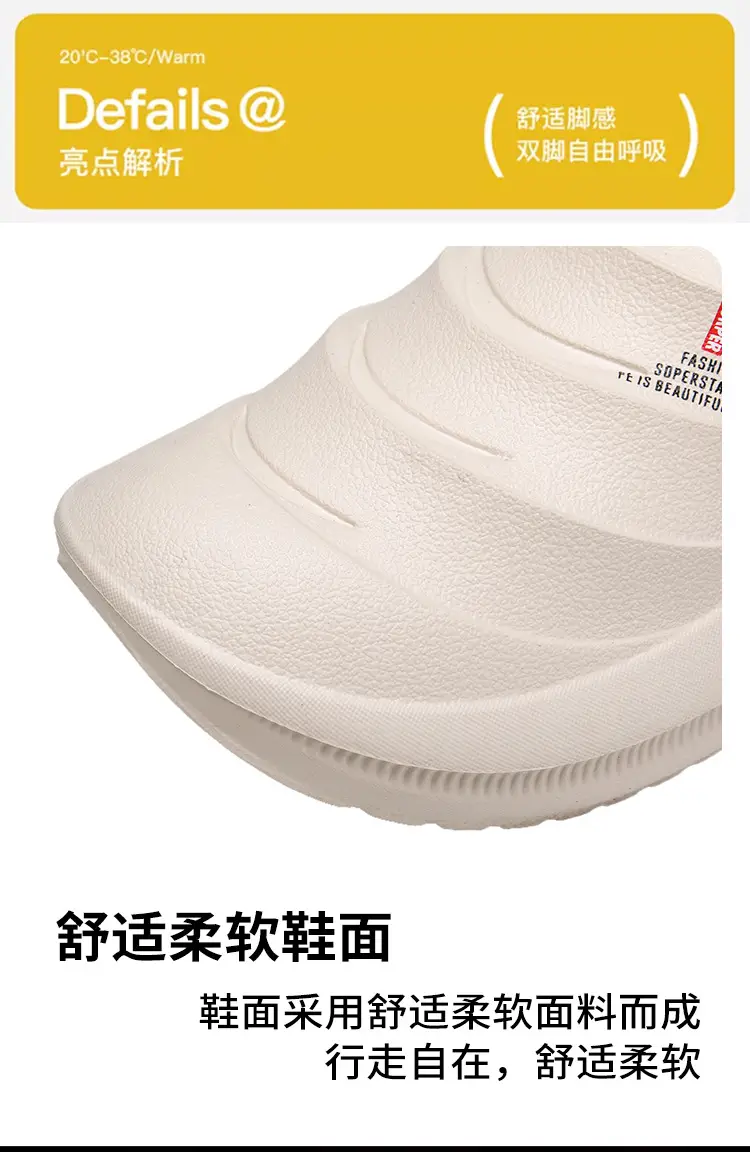 Baotou slippers men's winter outdoor wear fleece-lined warm waterproof cotton shoes boys office with heel replacement cotton slippers — feature 5