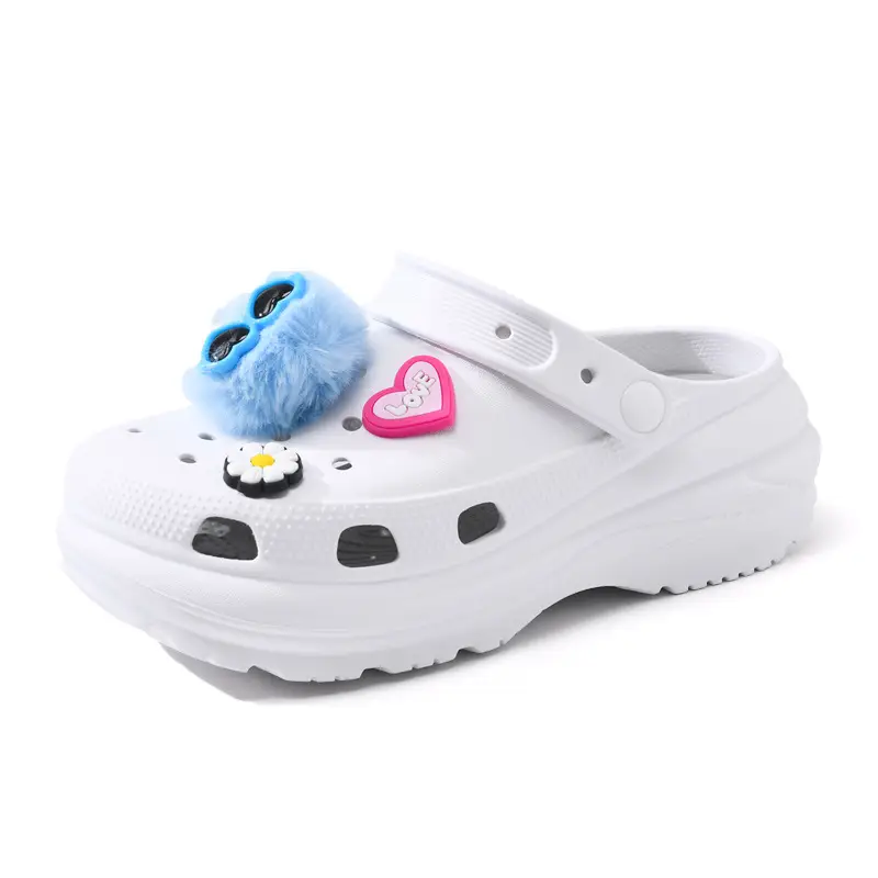 Women's thick-soled shoes diy breathable non-slip sandals EVA wear-resistant EVA non-smelly feet outdoor summer beach baotou