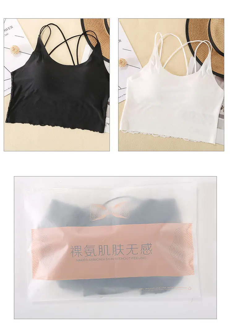 Black Crossback Camisole Women's Slimming Sportswear — feature 15