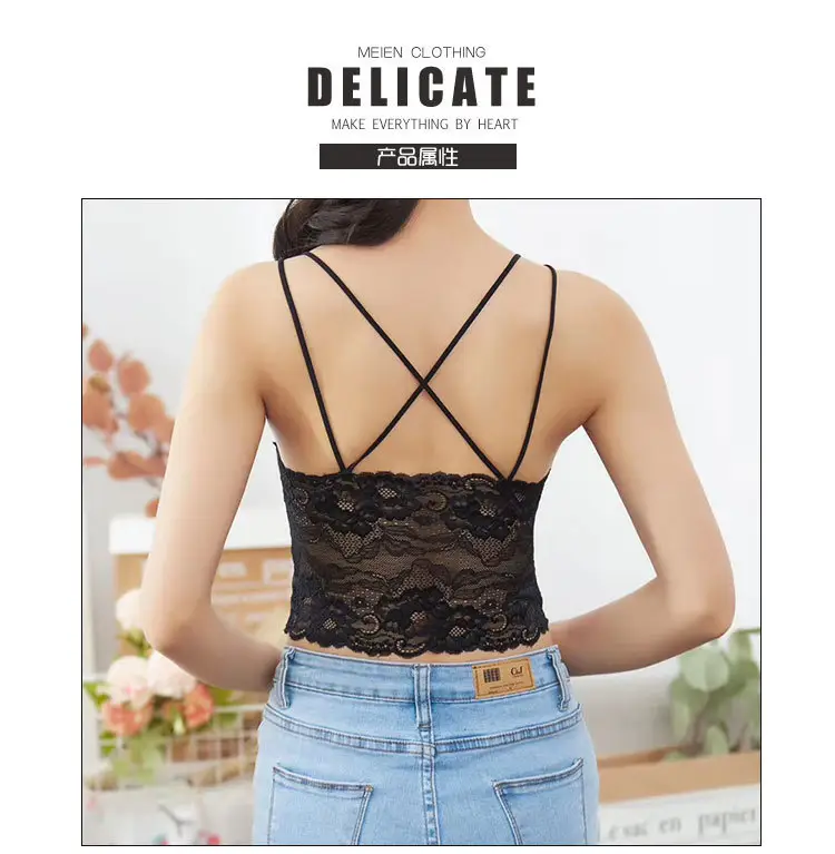 Black Crossback Camisole Women's Slimming Sportswear — feature 2