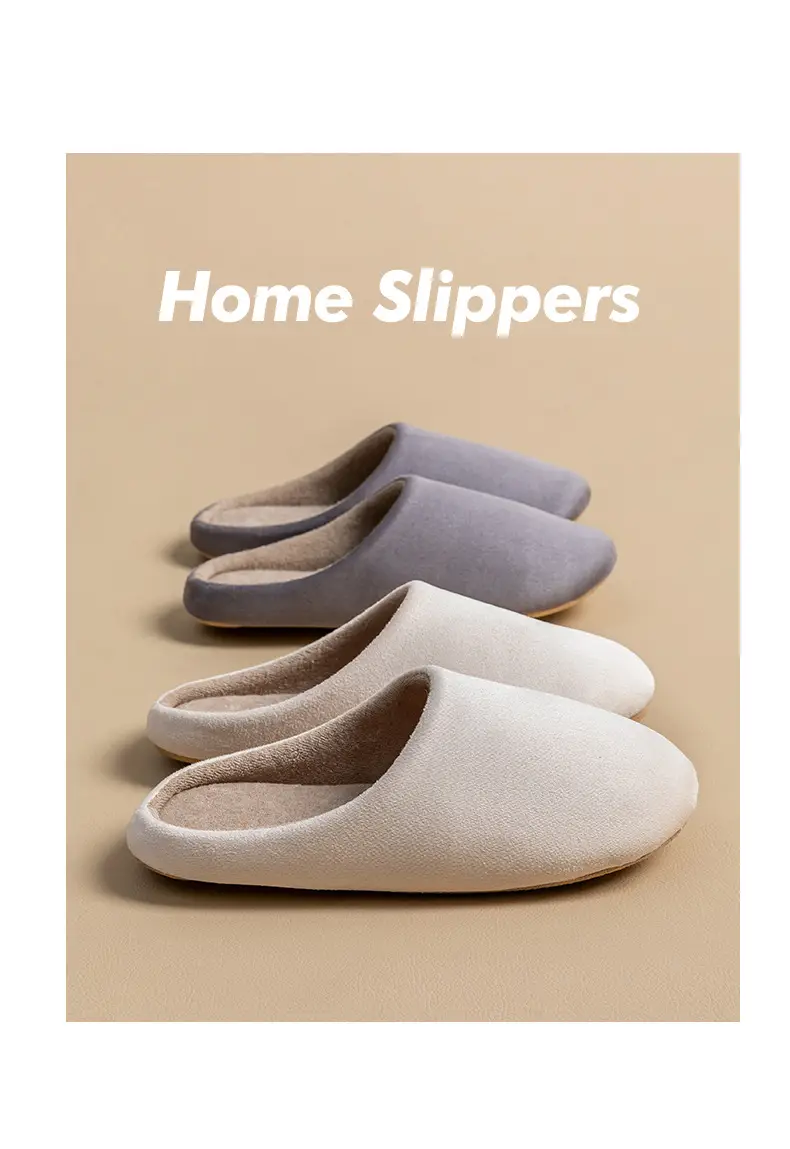 Cotton Slippers for Women, Autumn and Winter Indoor Home Use, Postpartum Warm Thick-Soled Non-Slip Couple's Home Plush Slippers for Men — feature 17