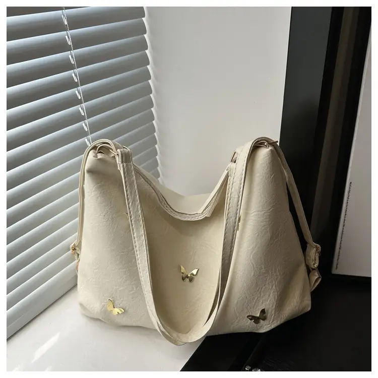 Black Butterfly Embroidered Women's Shoulder Bag 2024 Winter — feature 32