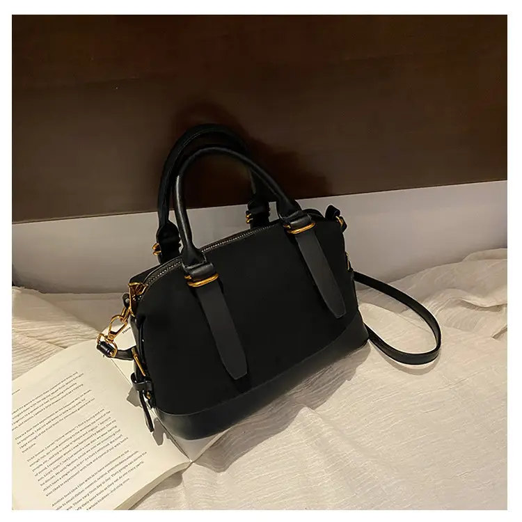 Women Vintage Suede Handbag Brown Shoulder Crossbody — feature 27