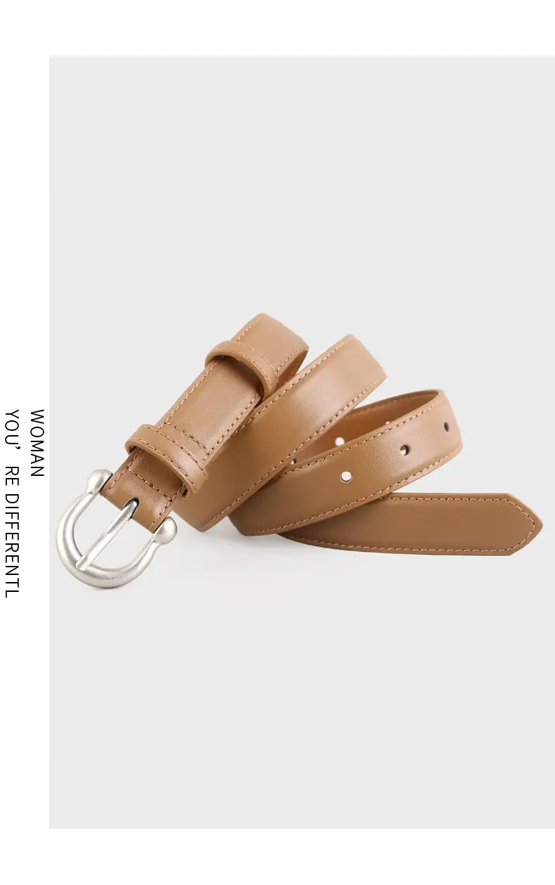 Black Leather Belt with Silver Buckle 2025 — feature 12