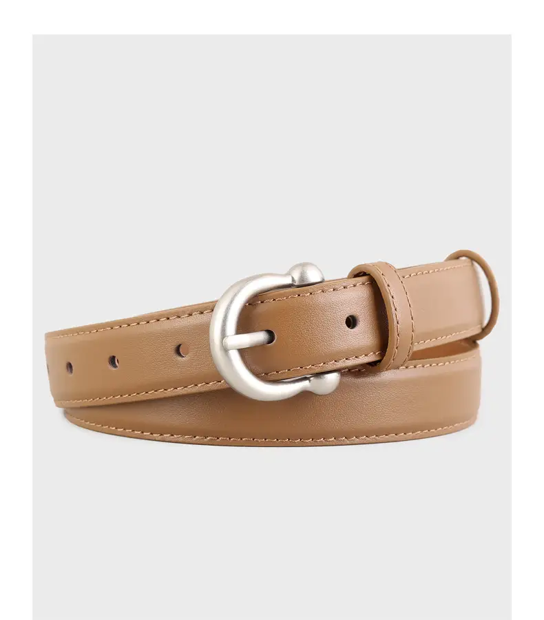 Black Leather Belt with Silver Buckle 2025 — feature 17