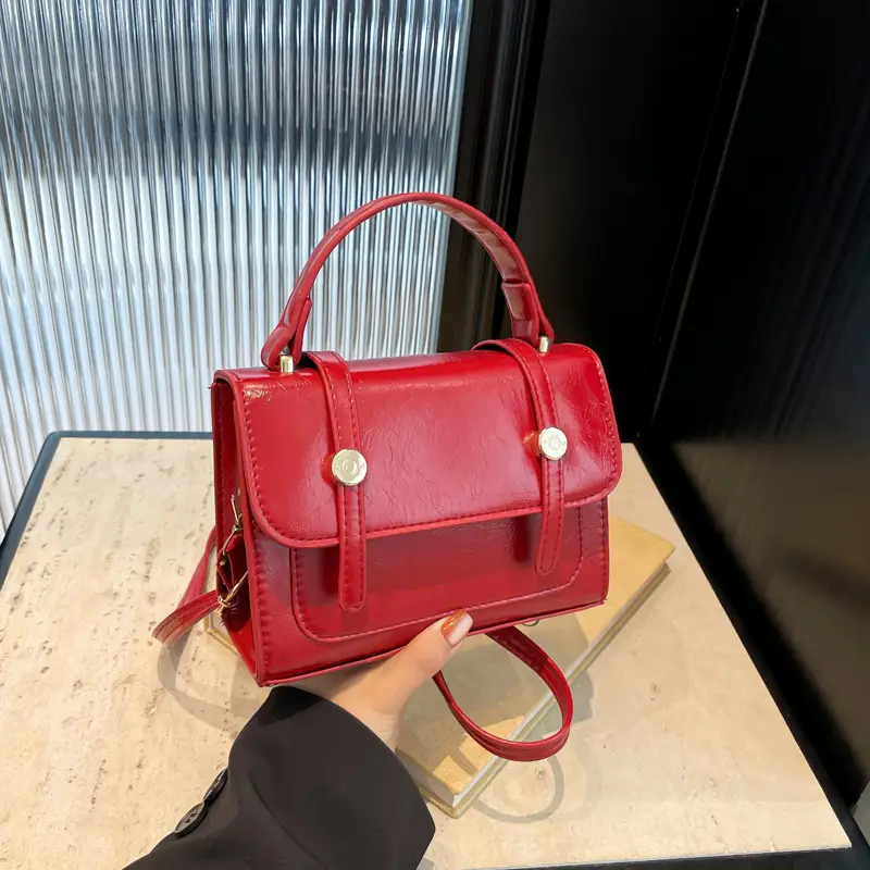 Women's Brown Leather Shoulder Crossbody Bag 2023 - Image 7
