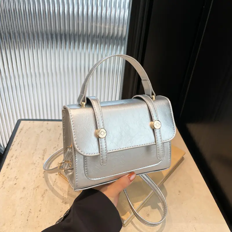 Women's Brown Leather Shoulder Crossbody Bag 2023 - Image 8
