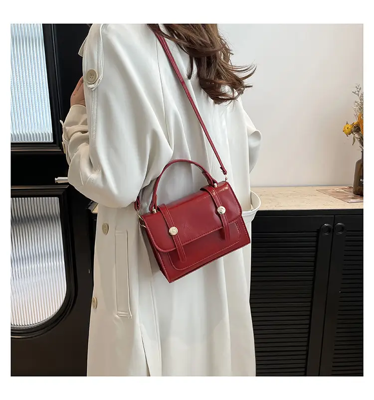 Women's Brown Leather Shoulder Crossbody Bag 2023 — feature 14