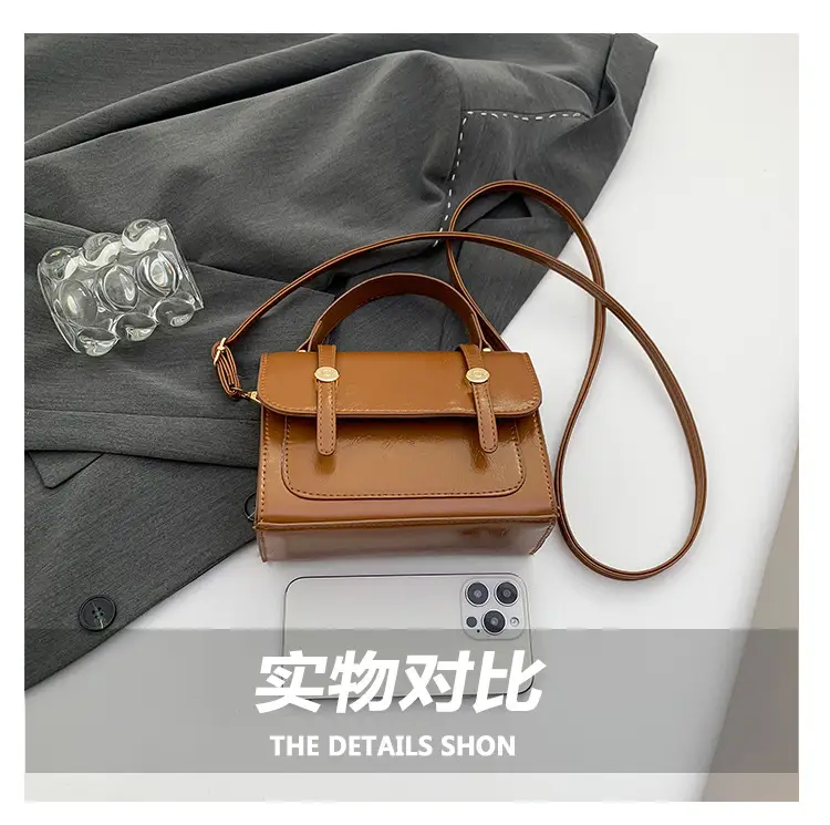 Women's Brown Leather Shoulder Crossbody Bag 2023 — feature 5