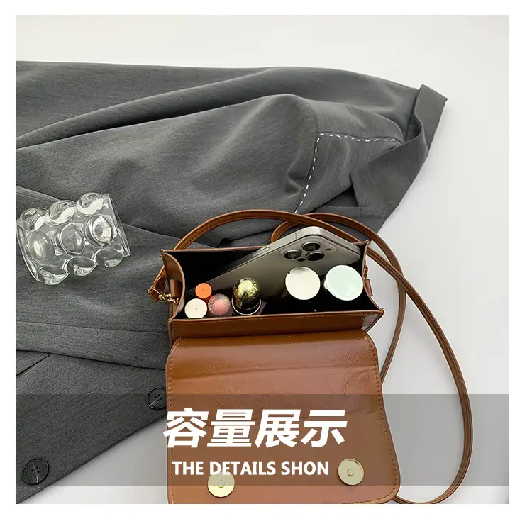 Women's Brown Leather Shoulder Crossbody Bag 2023 — feature 6
