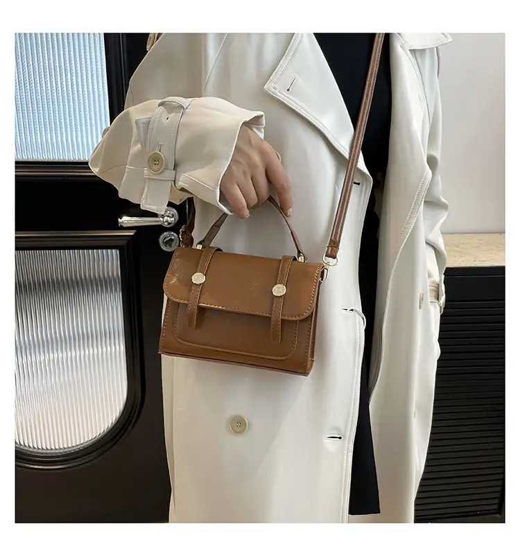 Women's Brown Leather Shoulder Crossbody Bag 2023 — feature 9