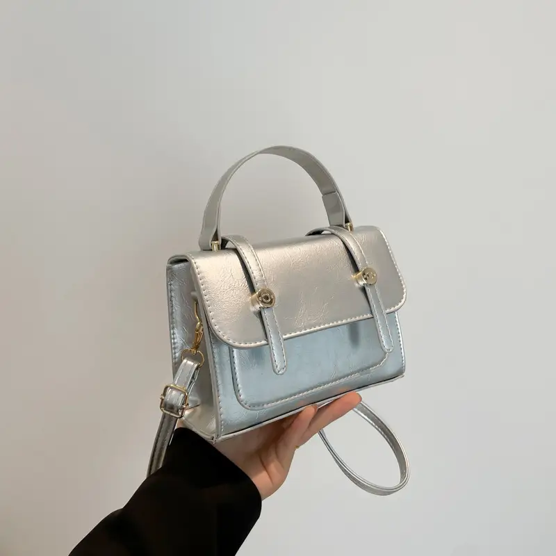 Women's Brown Leather Shoulder Crossbody Bag 2023 - Image 5