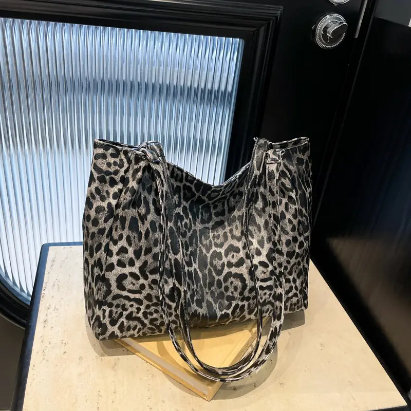 Leopard Print Women's Shoulder Bag 2024 New Style - Image 5