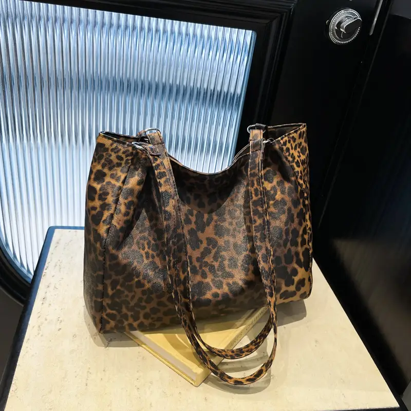 Leopard Print Women's Shoulder Bag 2024 New Style - Image 7