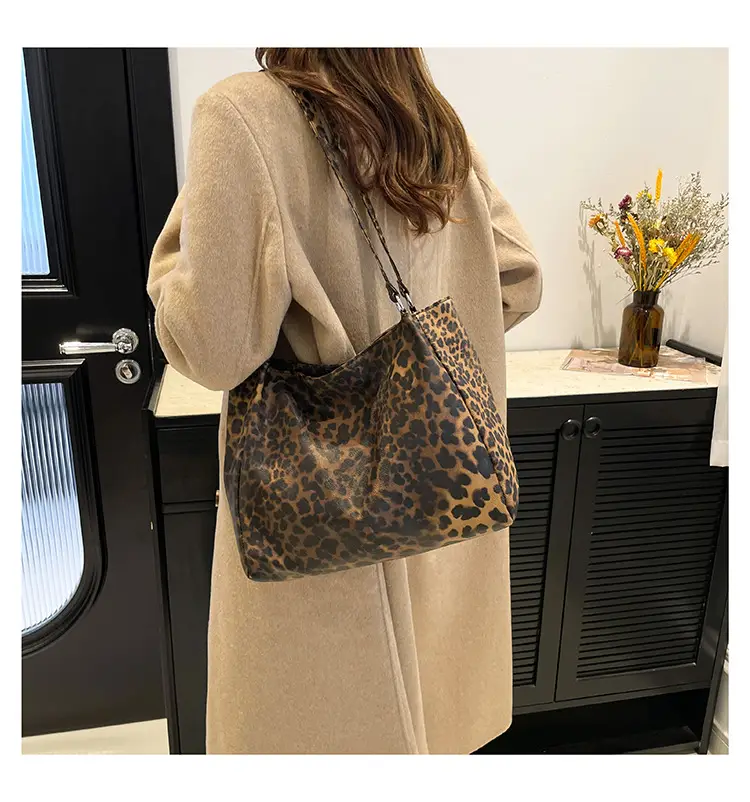 Leopard Print Women's Shoulder Bag 2024 New Style — feature 11