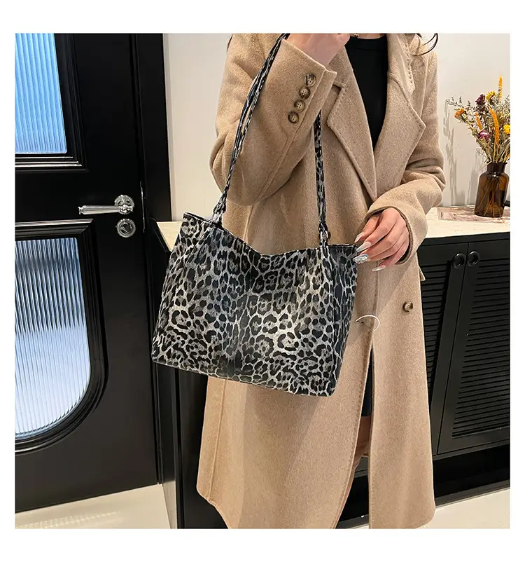 Leopard Print Women's Shoulder Bag 2024 New Style — feature 12