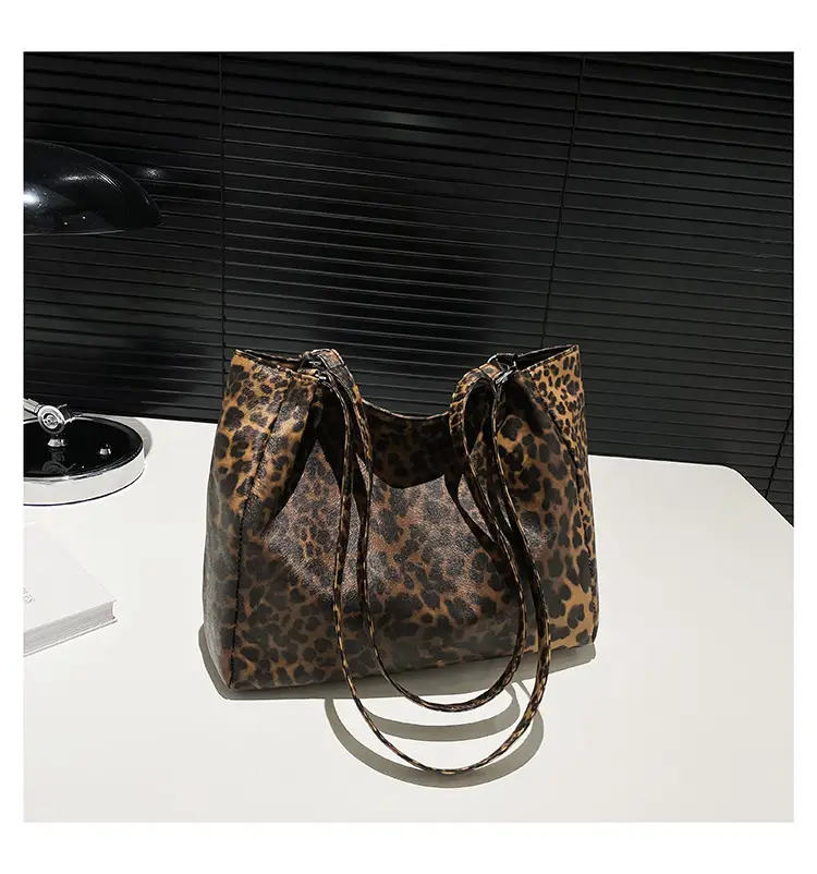 Leopard Print Women's Shoulder Bag 2024 New Style — feature 26
