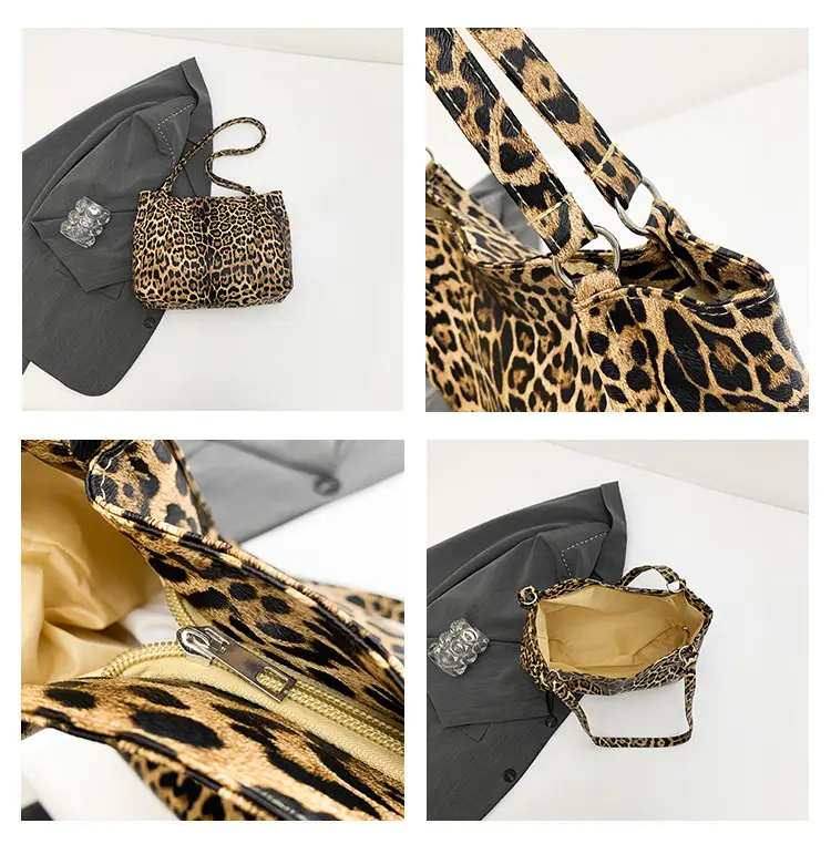 Leopard Print Women's Shoulder Bag 2024 New Style — feature 7