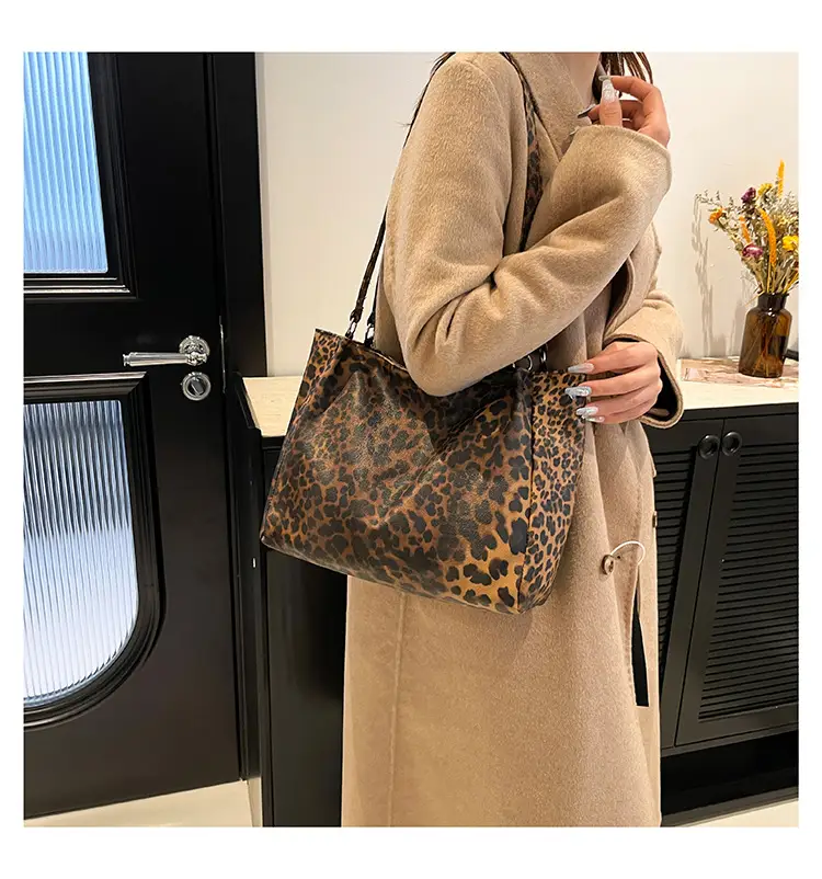 Leopard Print Women's Shoulder Bag 2024 New Style — feature 8