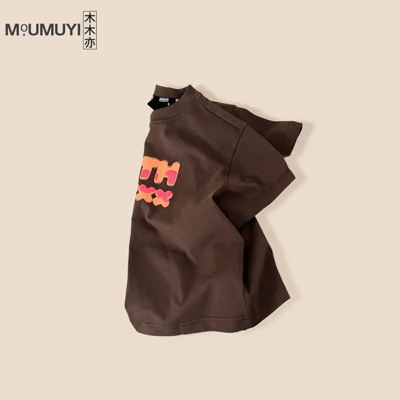 Kids Cotton Printed T-Shirt Black Summer Wear 2026 — feature 6
