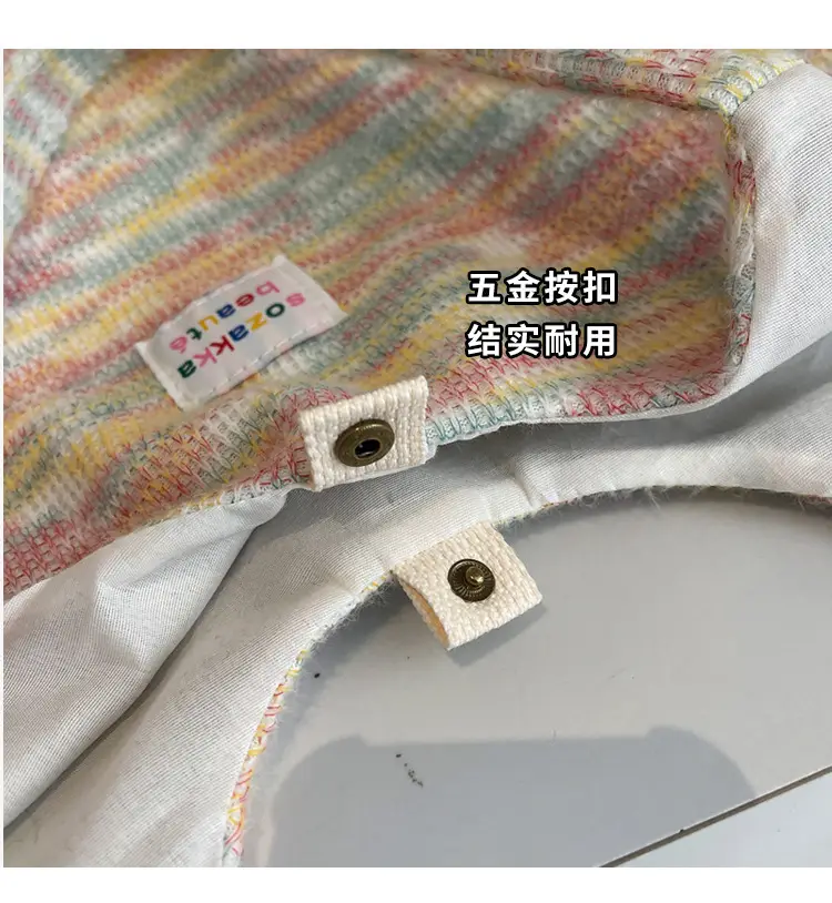 Winter Plush Shoulder Bag Women Large Capacity Japanese Style — feature 2