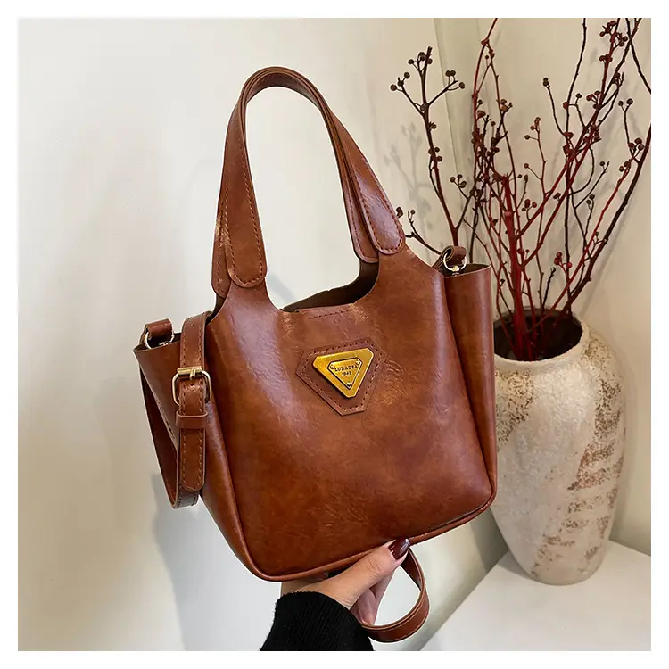 Black Leather Crossbody Bag for Women 2024 Winter Style - Image 6