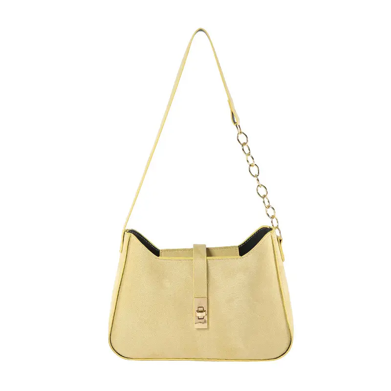 Black Gold Chain Shoulder Crossbody Bag for Women