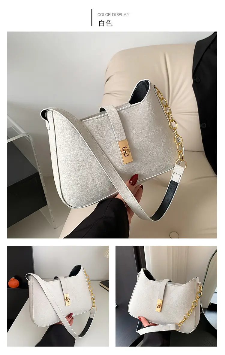 Black Gold Chain Shoulder Crossbody Bag for Women — feature 19