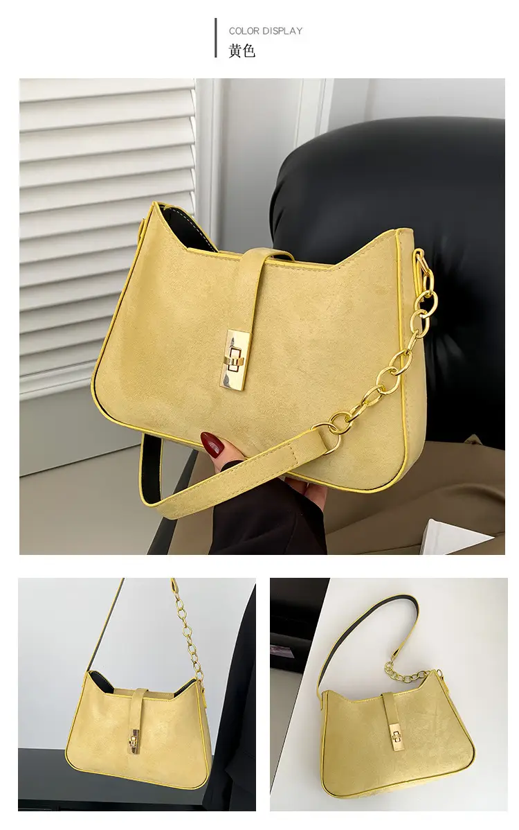 Black Gold Chain Shoulder Crossbody Bag for Women — feature 21