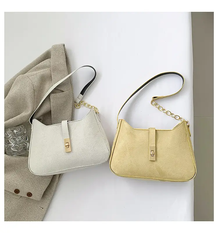 Black Gold Chain Shoulder Crossbody Bag for Women — feature 31