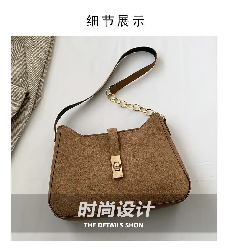 Black Gold Chain Shoulder Crossbody Bag for Women — feature 6