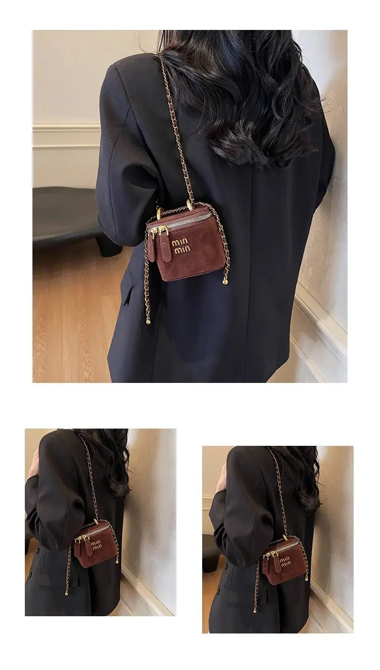 Frosted Box Bag Chain Shoulder Crossbody 2025 — feature 24