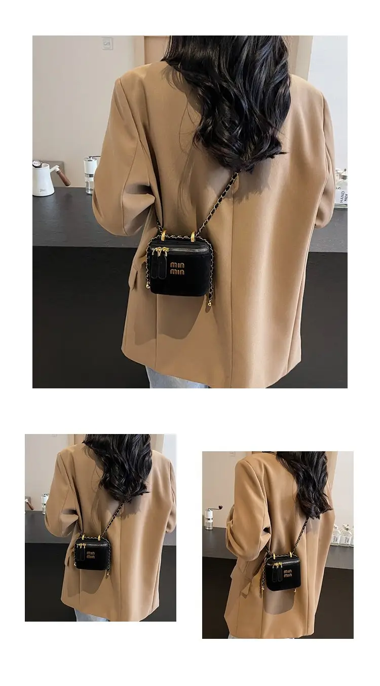 Frosted Box Bag Chain Shoulder Crossbody 2025 — feature 25