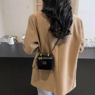 Frosted Box Bag Chain Shoulder Crossbody 2025 - Image 2