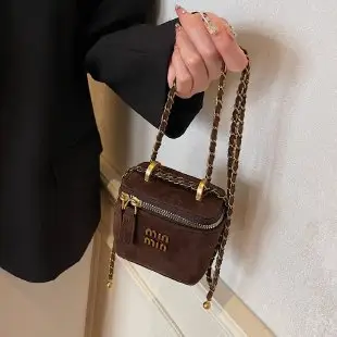 Frosted Box Bag Chain Shoulder Crossbody 2025 - Image 4