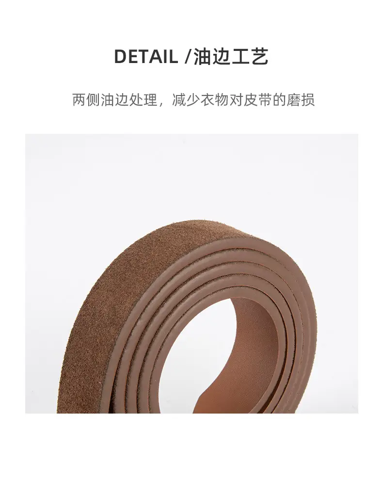 Women's Frosted Anti-Velvet Belt Round Pin Buckle — feature 7