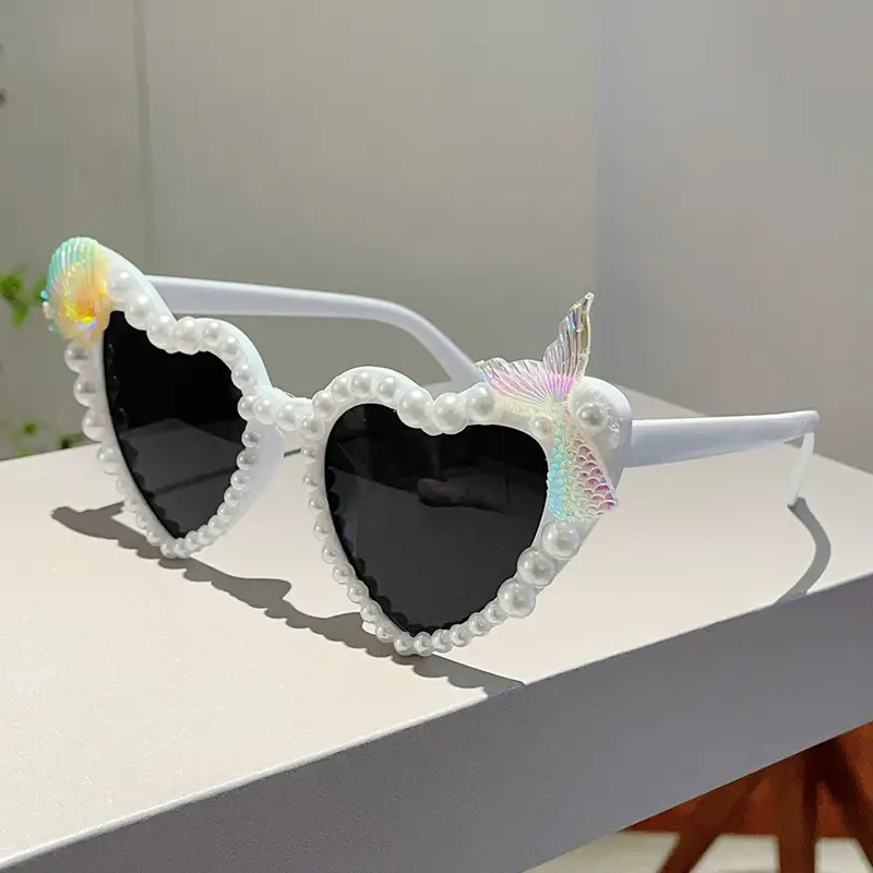 Love Pearl Starfish Sunglasses for Girls Party Wear — feature 13