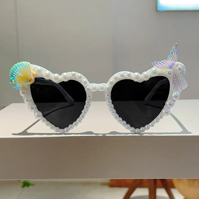 Love Pearl Starfish Sunglasses for Girls Party Wear — feature 14