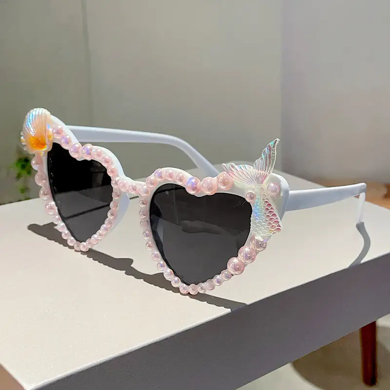 Love Pearl Starfish Sunglasses for Girls Party Wear — feature 15