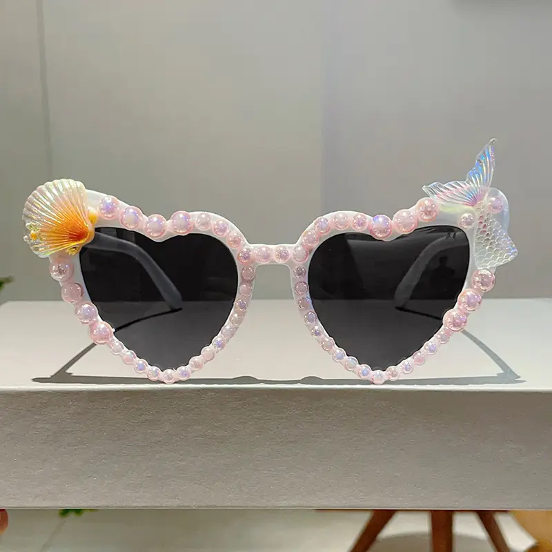 Love Pearl Starfish Sunglasses for Girls Party Wear — feature 16