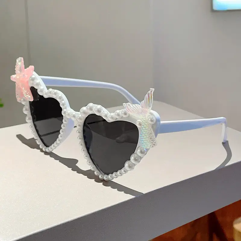 Love Pearl Starfish Sunglasses for Girls Party Wear — feature 17