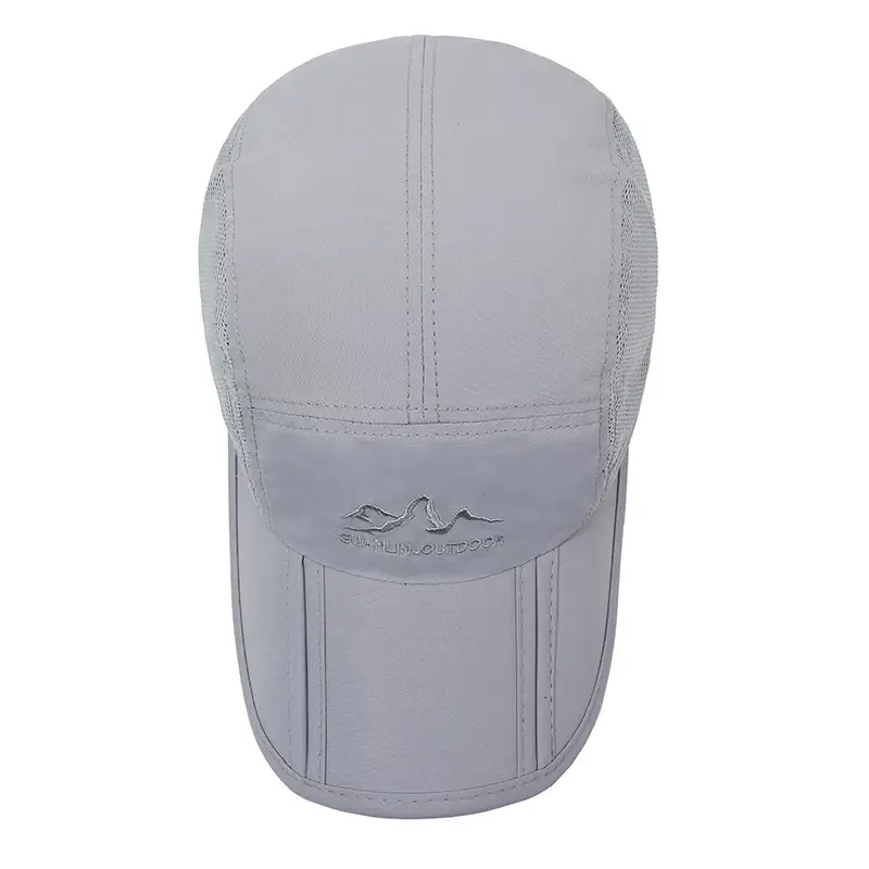 Men's Foldable Baseball Cap Grey Waterproof Hiking - Image 12