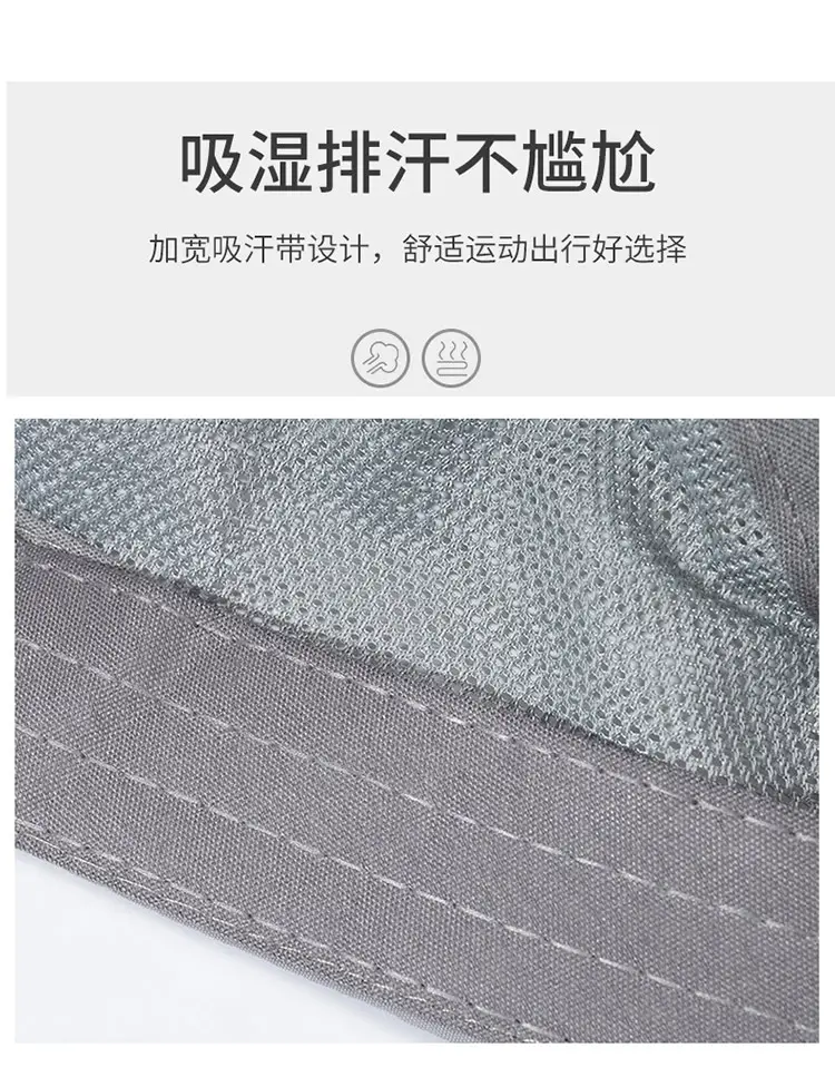 Men's Foldable Baseball Cap Grey Waterproof Hiking — feature 6