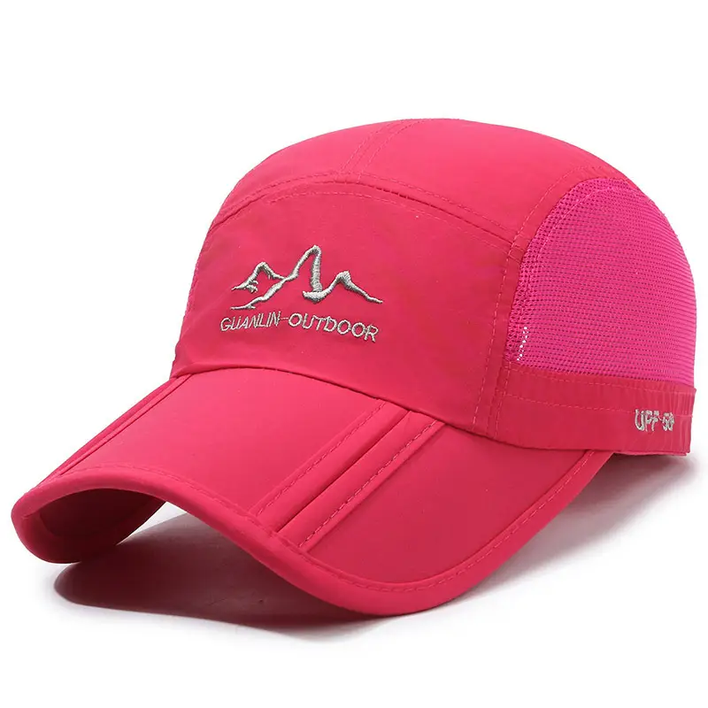 Men's Foldable Baseball Cap Grey Waterproof Hiking - Image 4