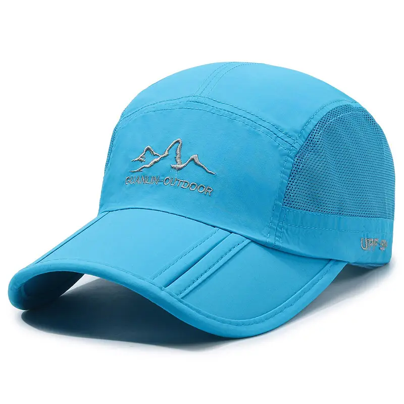 Men's Foldable Baseball Cap Grey Waterproof Hiking - Image 6
